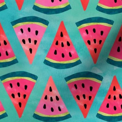 Watermelon - teal coordinate