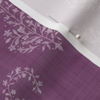 WOVEN Painted Paisley Plum