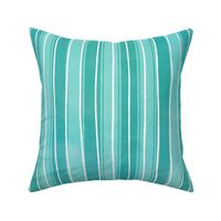 Rough watercolour stripes teal