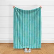 Rough watercolour stripes teal