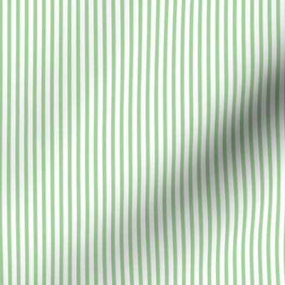 Green and white eighth inch stripe - vertical