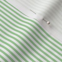 Green and white eighth inch stripe - vertical