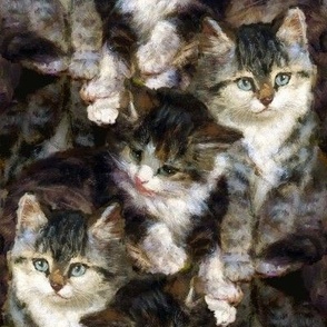 painted kittens