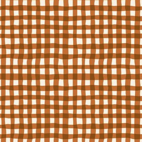 organic gingham_copper