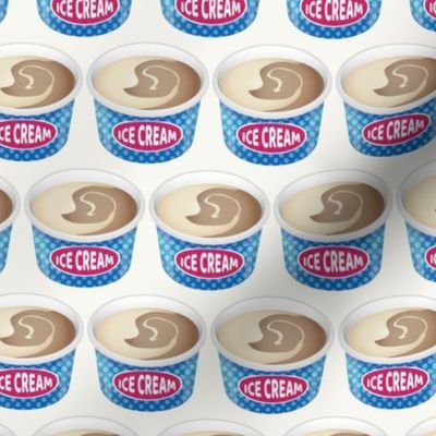 Ice Cream Cup on Cream