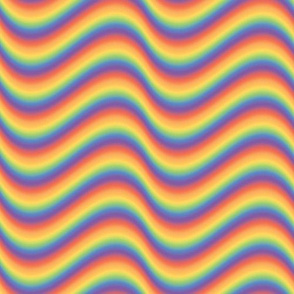 Psychedelic Wavy Rainbow