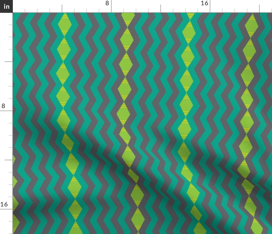 Funky Urban Zig Zag Stripe