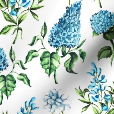 Midsommer Flowers - Blue
