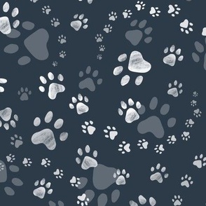 Dog Paw Fabric, Wallpaper and Home