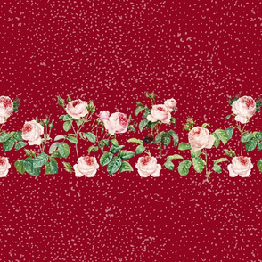 Vintage Roses Border Wine