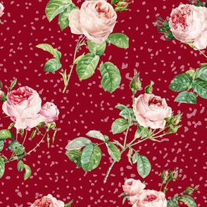 Vintage Roses Wine PatternWine-01