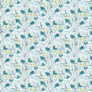 Mermaid ocean white extra small - more mermaids