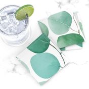 Watercolor Eucalyptus Leaves Pattern