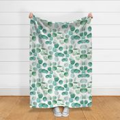 Watercolor Eucalyptus Leaves Pattern