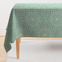 Mandala- sage green