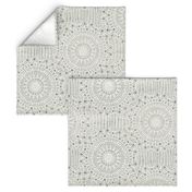 Mandala - distressed neutral