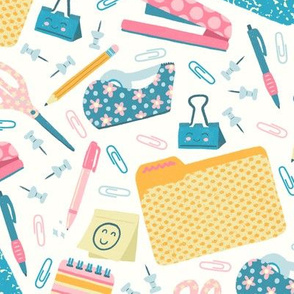 Cute Office Fabric, Wallpaper and Home Decor | Spoonflower