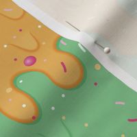 Melting Ice Cream Cone With Sprinkles - Rainbow Sherbet