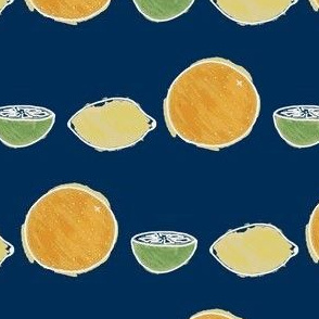 citrus - navy