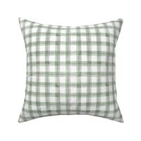 (3/4" scale) sage watercolor plaid - fall - thanksgiving (white background)  - C20BS