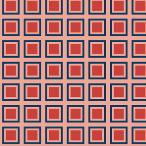 GRID RED BLUE PINK