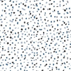 dots blue gray black small