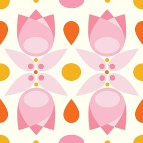 Floral Kaleidoscope - Pink