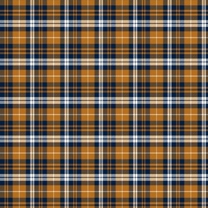 (micro scale) fall plaid || cider and navy C20BS