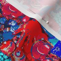 Embellishments-Red and Blue
