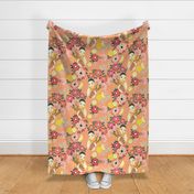 aromatherapy flower bath // apricot // large scale