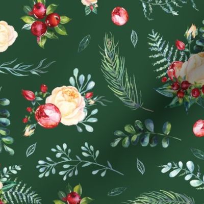 Christmas berry floral