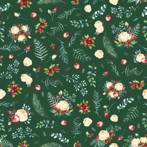 Christmas berry floral