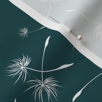 dandelion seeds on ocean depth