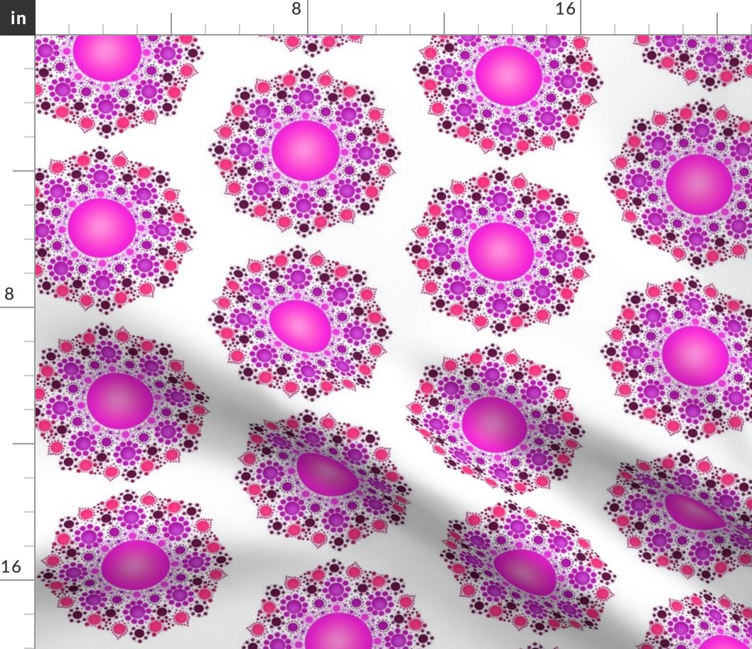 Purple Dot Mandala