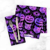 Purple Halloween Fair Isle