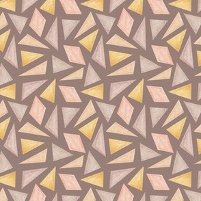 Vintage triangles. Mosaic art