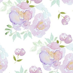 8" Lilac Roses Bouquet