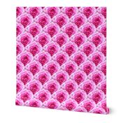 Tea Rose - Pink - Floral Pattern - Pastel Petal Elegance Art Deco