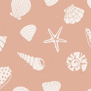 jumbo // Seashells Pink Sand Beach seaside shells