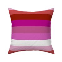 Lipstic Lesbian 2" Horizontal Stripes - Large