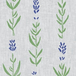 Block Printed Lavender Buds