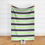 Agender 2" Large Horizontal Stripes 