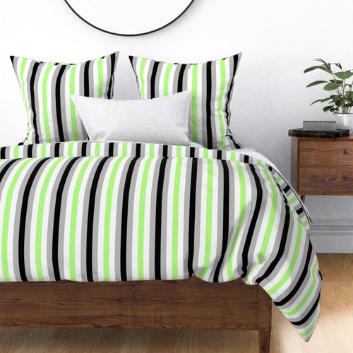 Agender  1" Medium Vertical Stripes