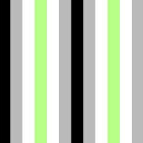 Agender Small 1/2" Vertical Stripes