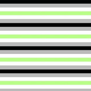 Agender Mini 1/4" Horizontal Stripes