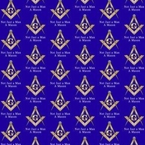 Custom 1 Name Medium 1" Blue Large Masonic Square Compass. You must contact designer BEFORE you place your order. Fabric print just like the preview shows.