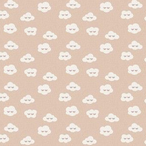 dollhouse // pinks sleepy clouds linen
