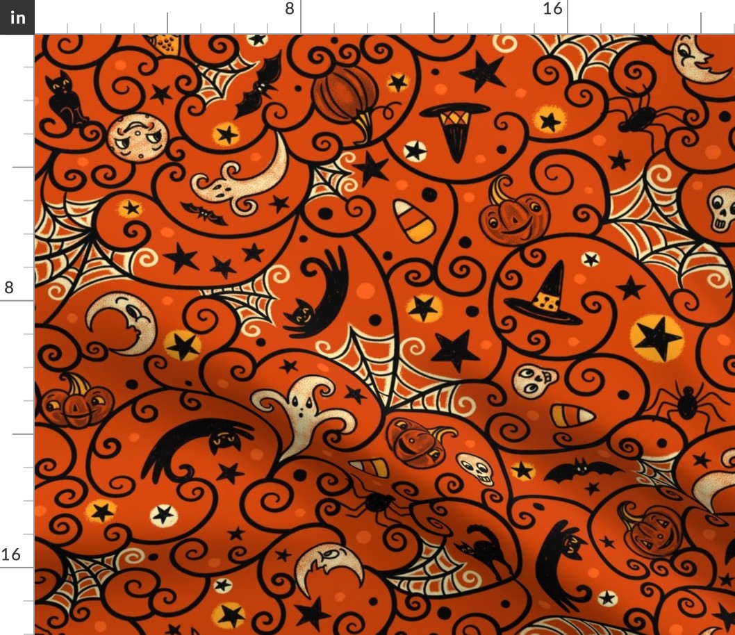 Large Halloween Swirls Party