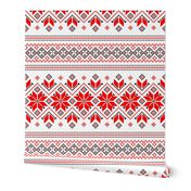 Wellspring - Star Alatyr - Ethno Ukrainian Traditional Pattern - Slavic Symbol 2 - Large Scale