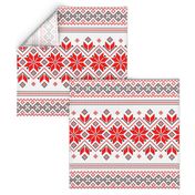 Wellspring - Star Alatyr - Ethno Ukrainian Traditional Pattern - Slavic Symbol 2 - Large Scale